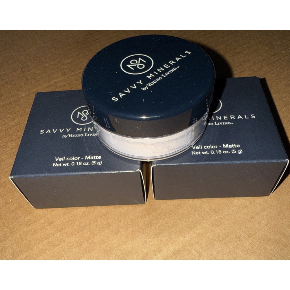 Lot 2 Young Living  Savvy Minerals Veil Color Matte 0.18 oz New In Box